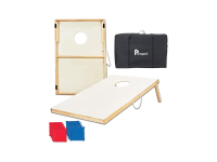 Cornhole board and bean bags